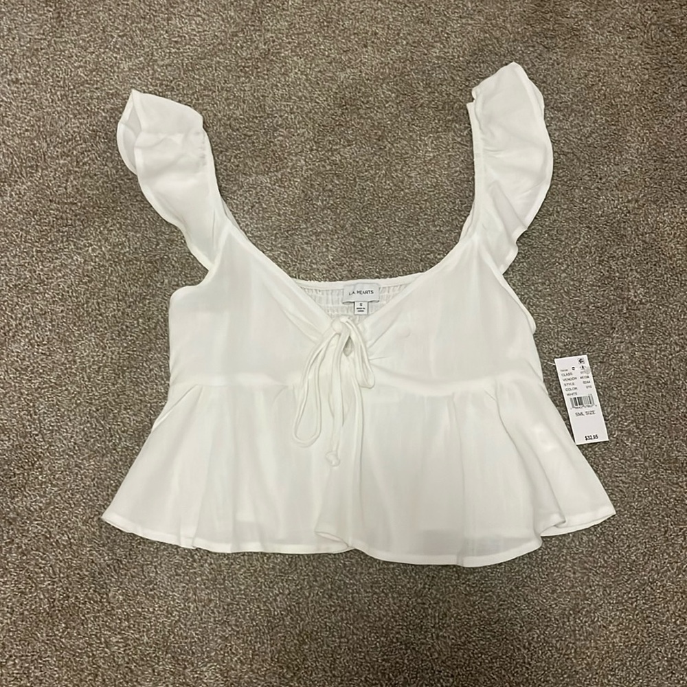 NWOT White PacSun Top Size Small